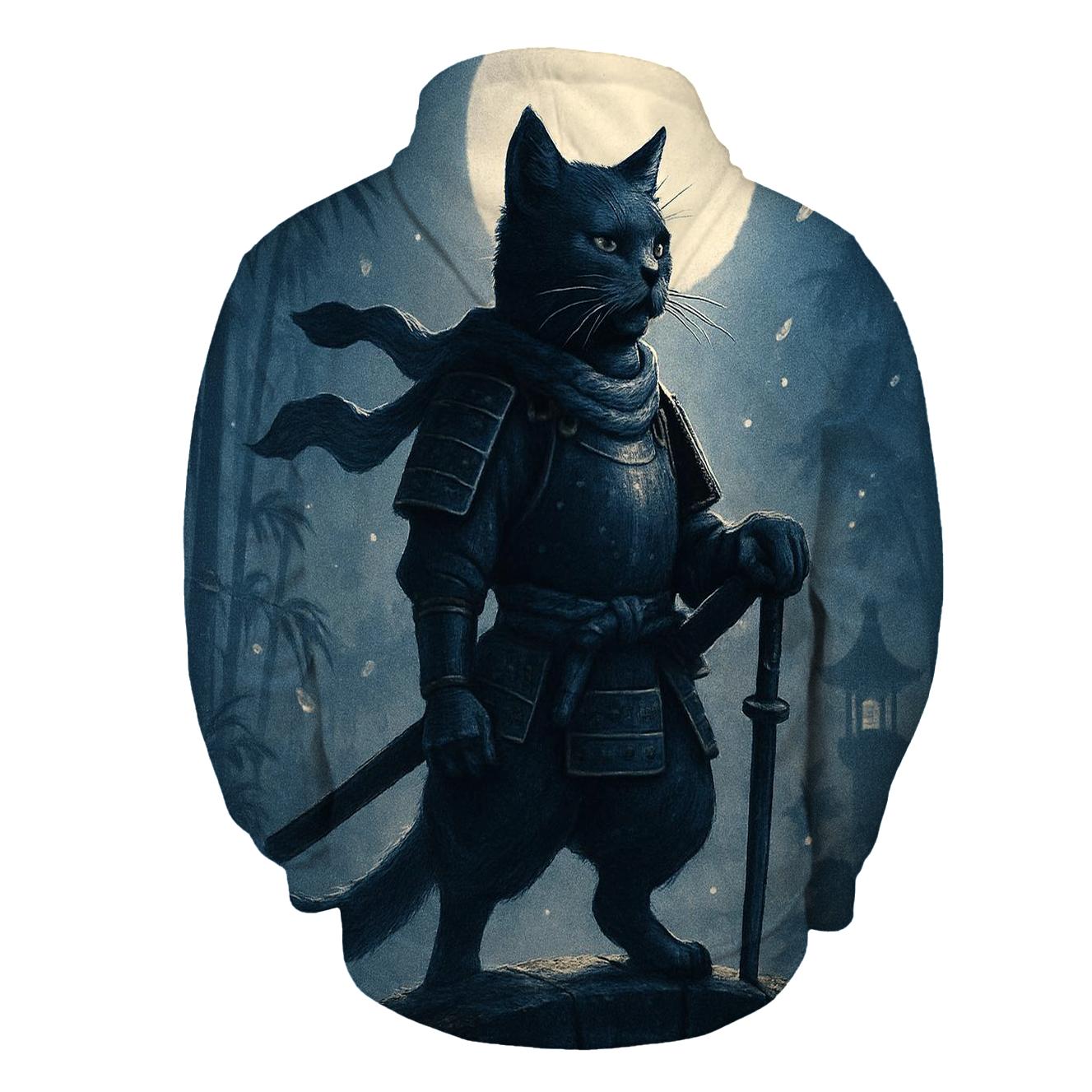 Samurai Moon Sentinel heavyweight hoodies