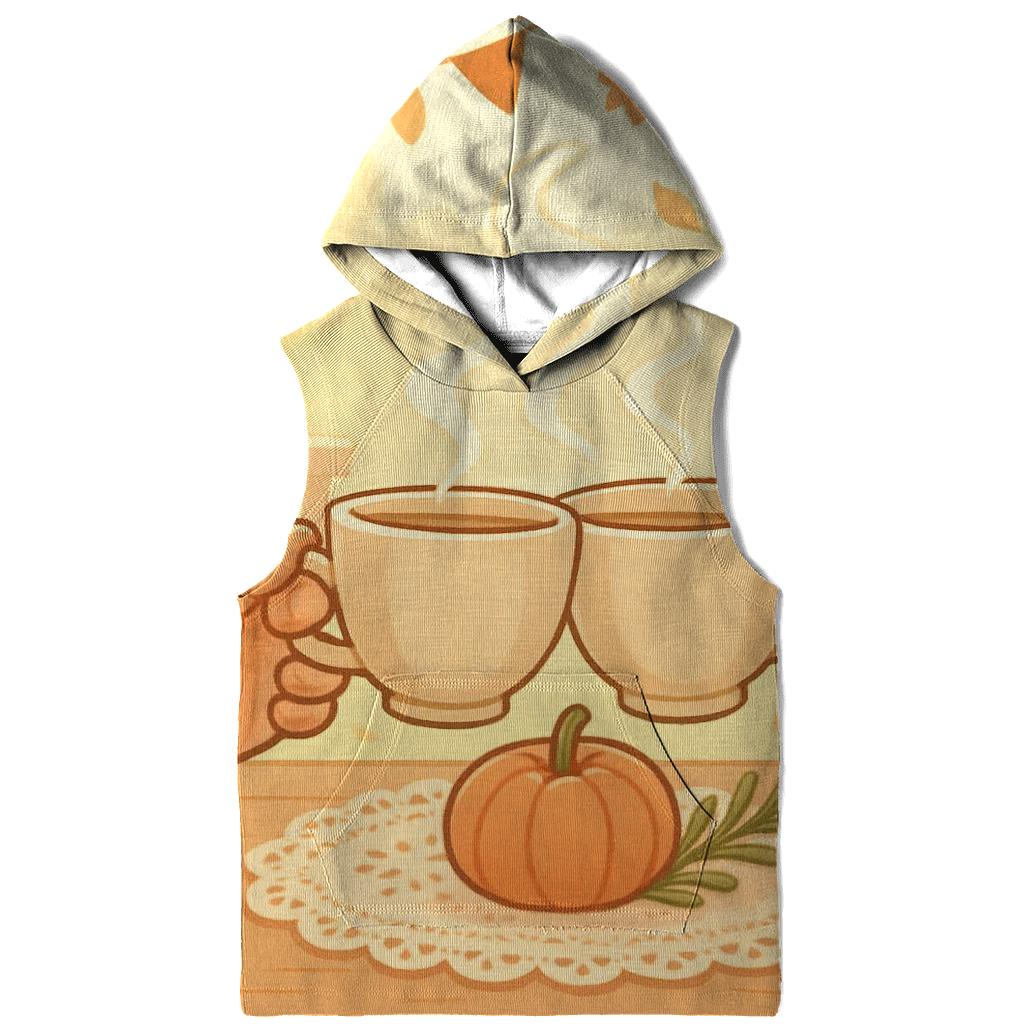 Thankful Tea For Two printed hoodies