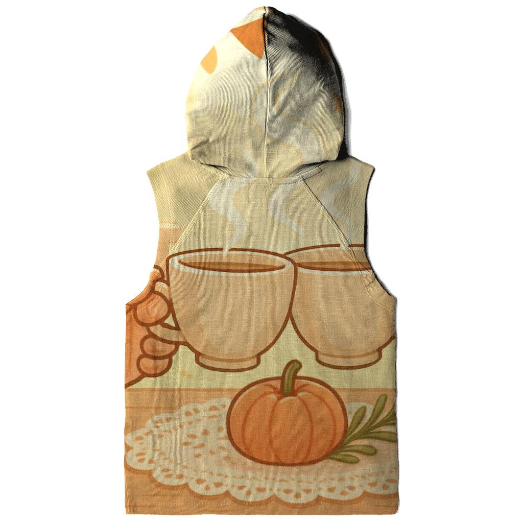 Thankful Tea For Two printed hoodies
