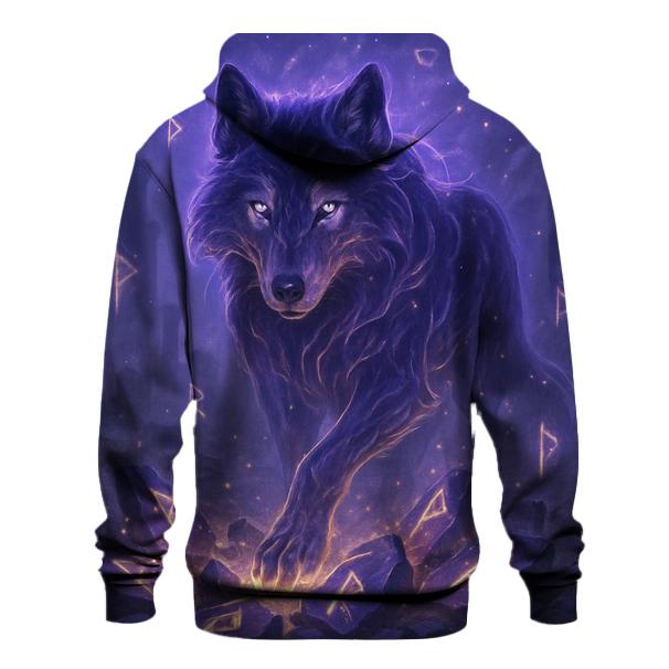 Violet Runes zip-up hoodies