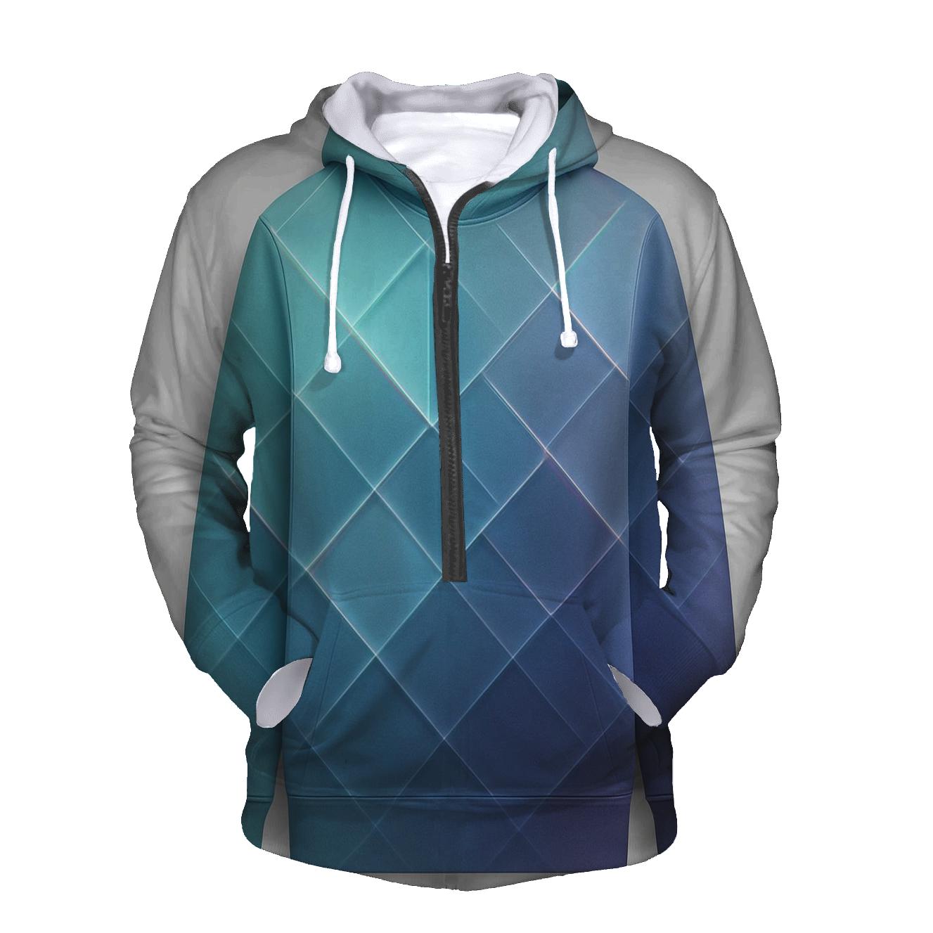 Chromatic Geometry Drift designer hoodies