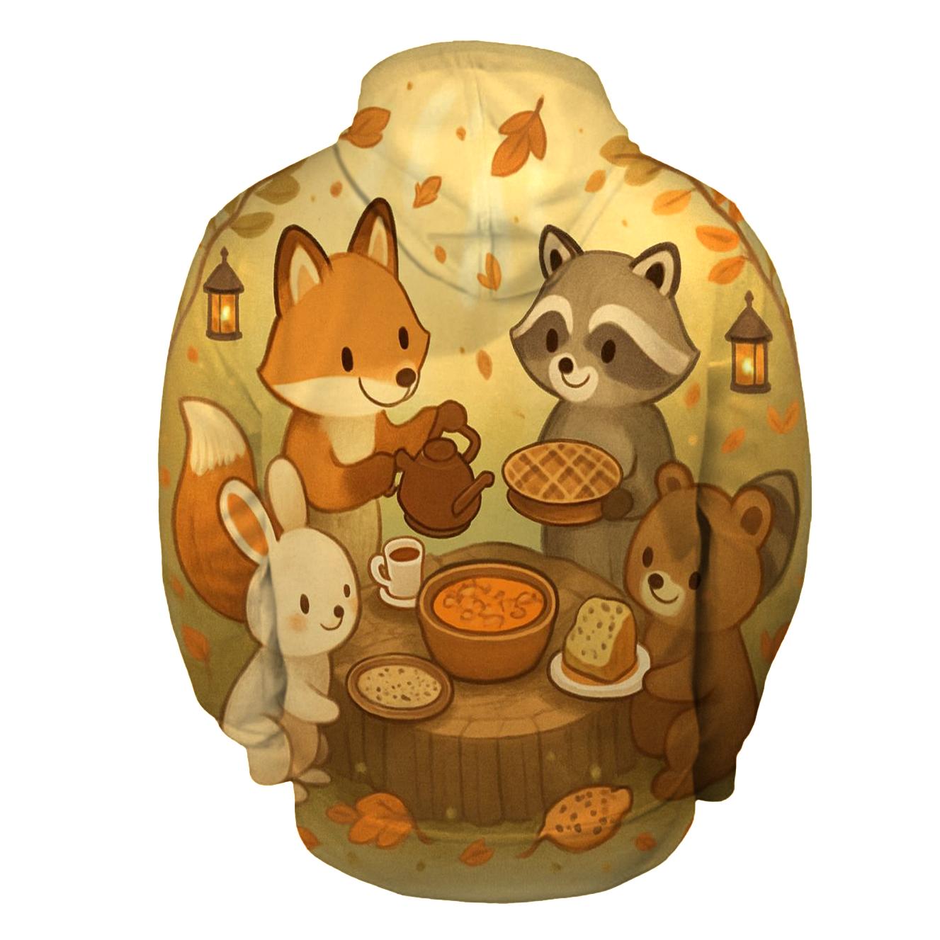 Woodland Feast Council lightweight hoodies