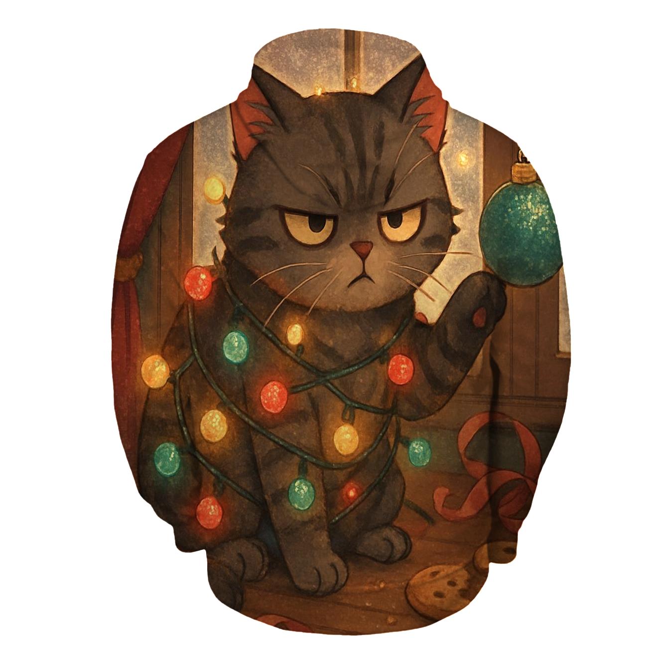 Grumpy Cat Tangle Of Lights hoodie styles