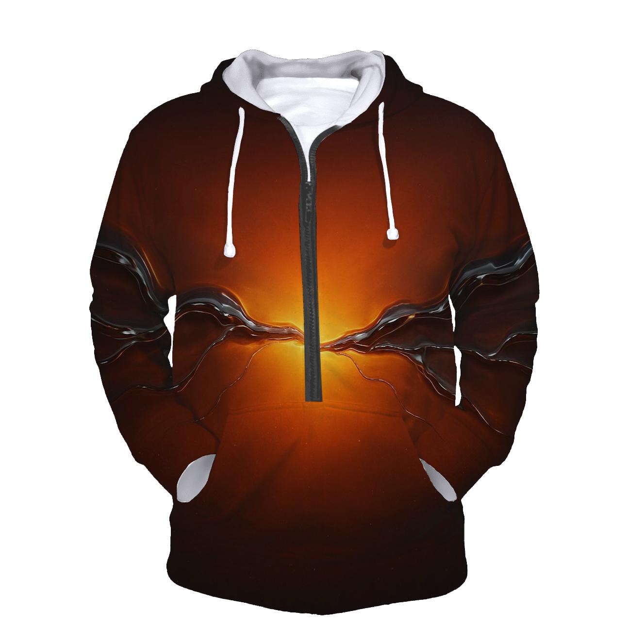 Sunset Gradient Rift printed hoodies