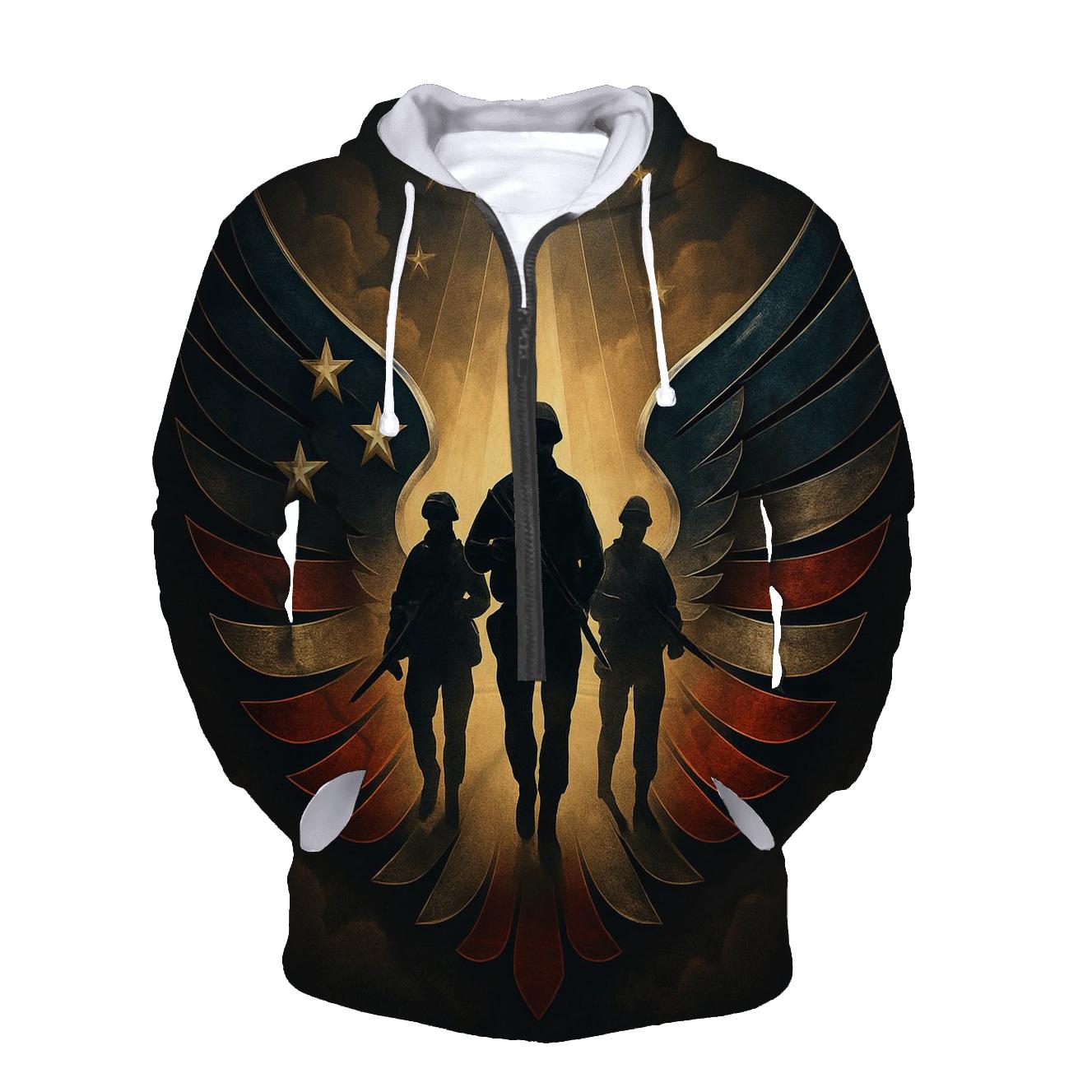 Valor Wings Banner hoodie styles