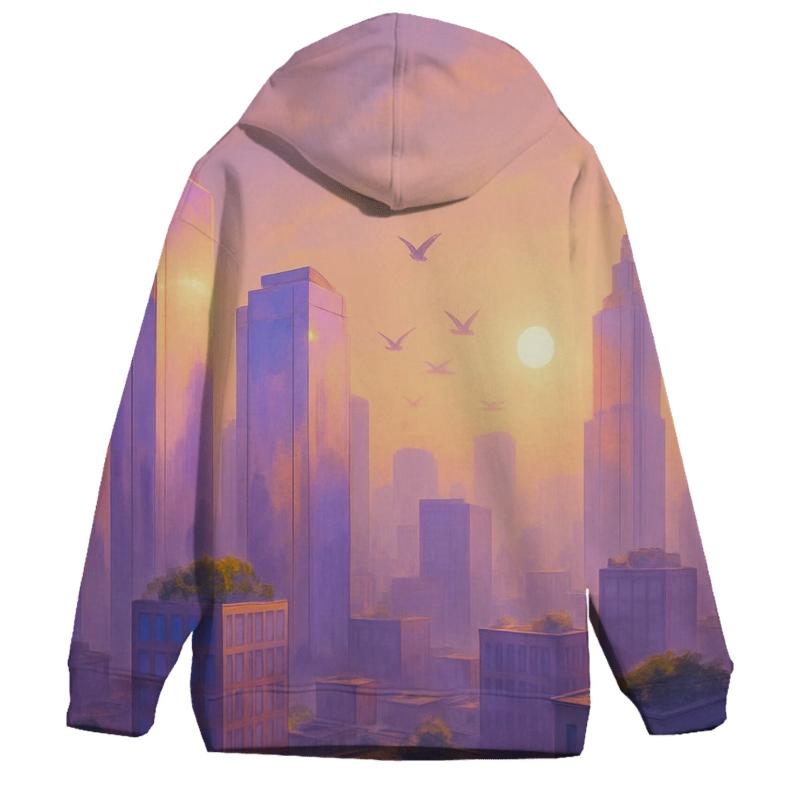 Lavender City Gold premium hoodies