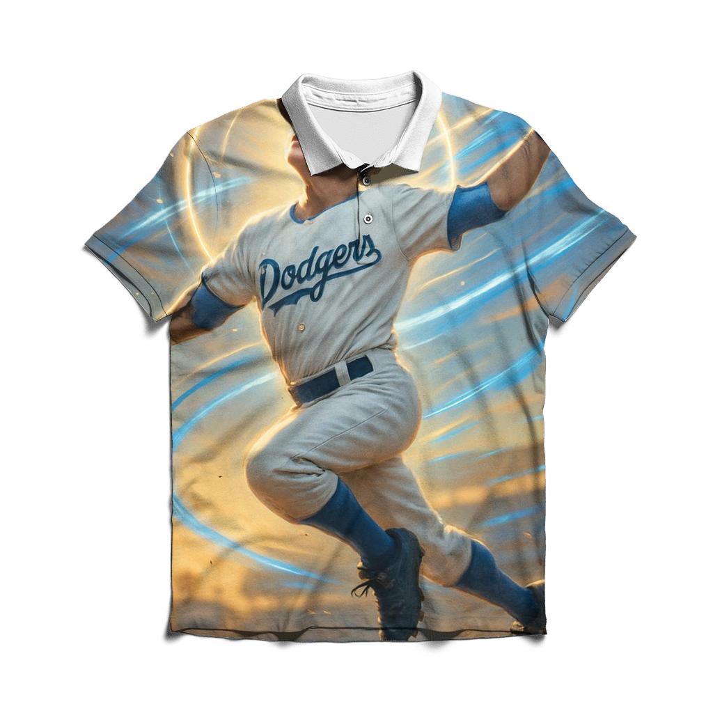 Rising Rookie Halo custom polo shirts