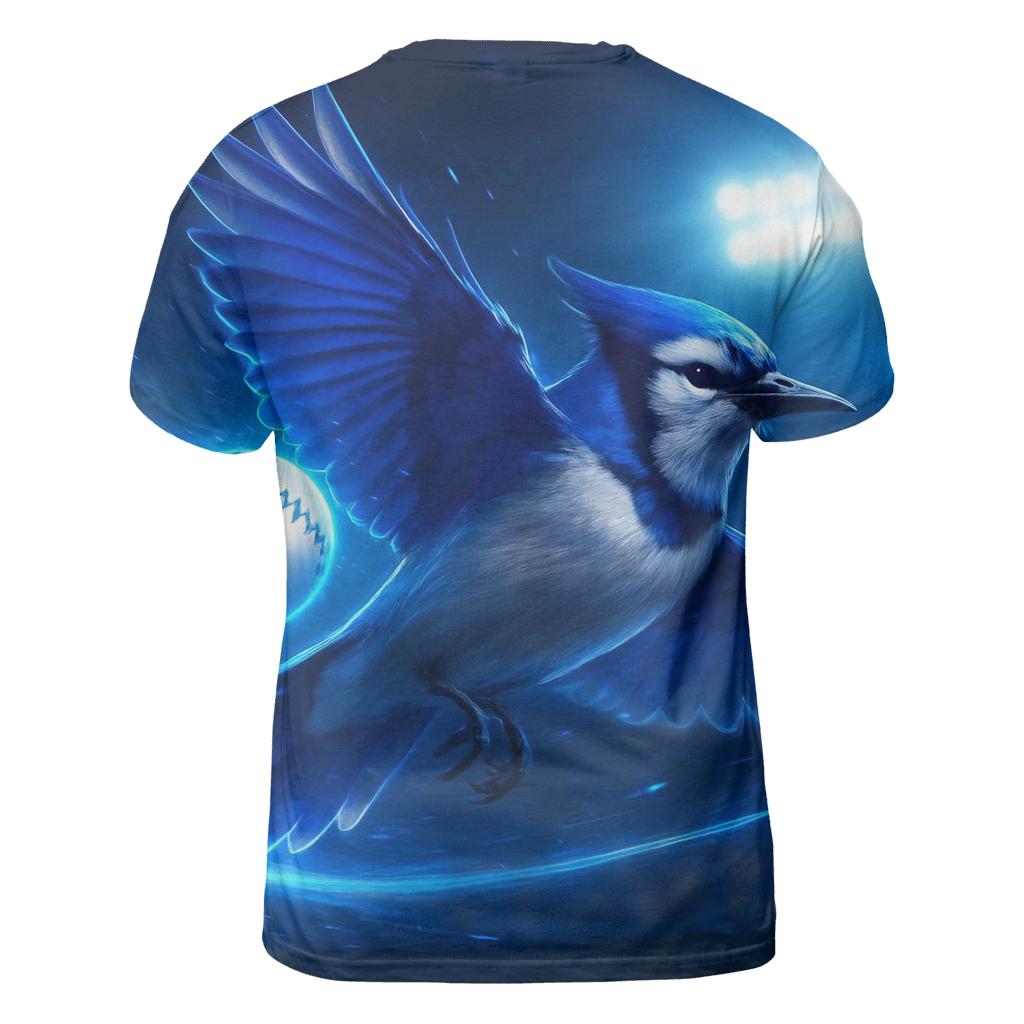 Blue Jays Flight Trail statement graphic shirts