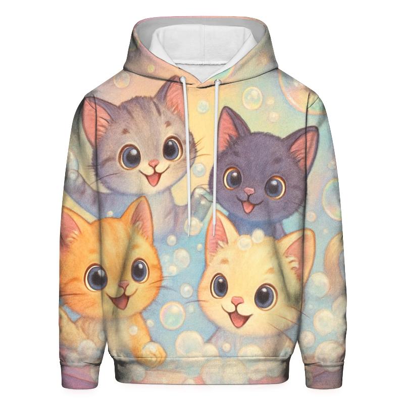 Bubble Bath Whisker Parade heavyweight hoodies