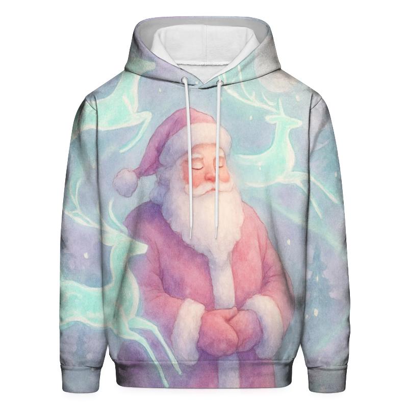 Dreamwater Santa And Aurora Reindeer hoodies fashion