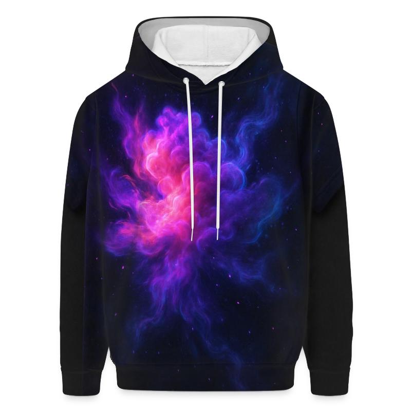 Cosmic Smoke Bloom pullover hoodies