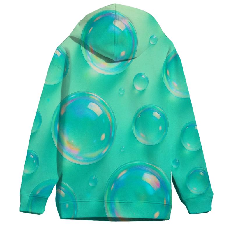 Iridescent Orb Field pullover hoodies