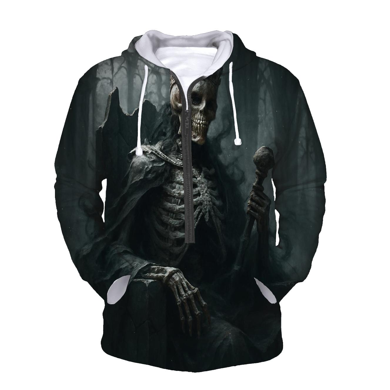 Ashen Throne Of The Skeleton King hoodie styles