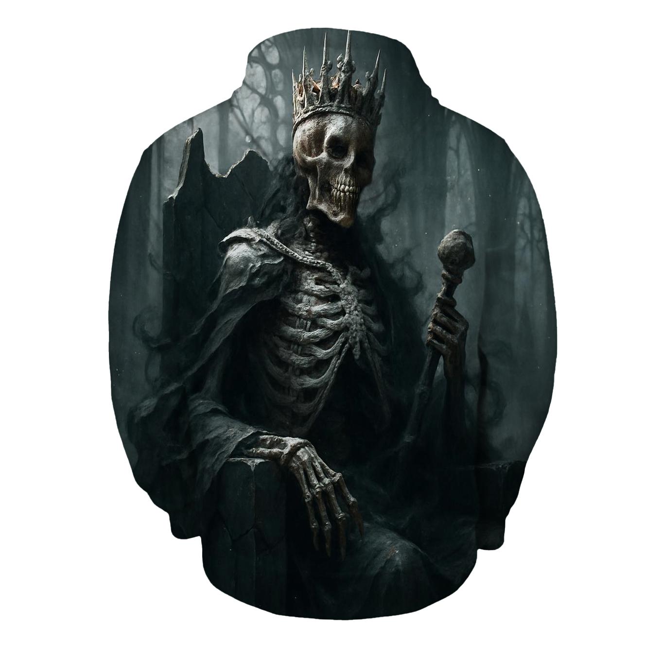Ashen Throne Of The Skeleton King hoodie styles