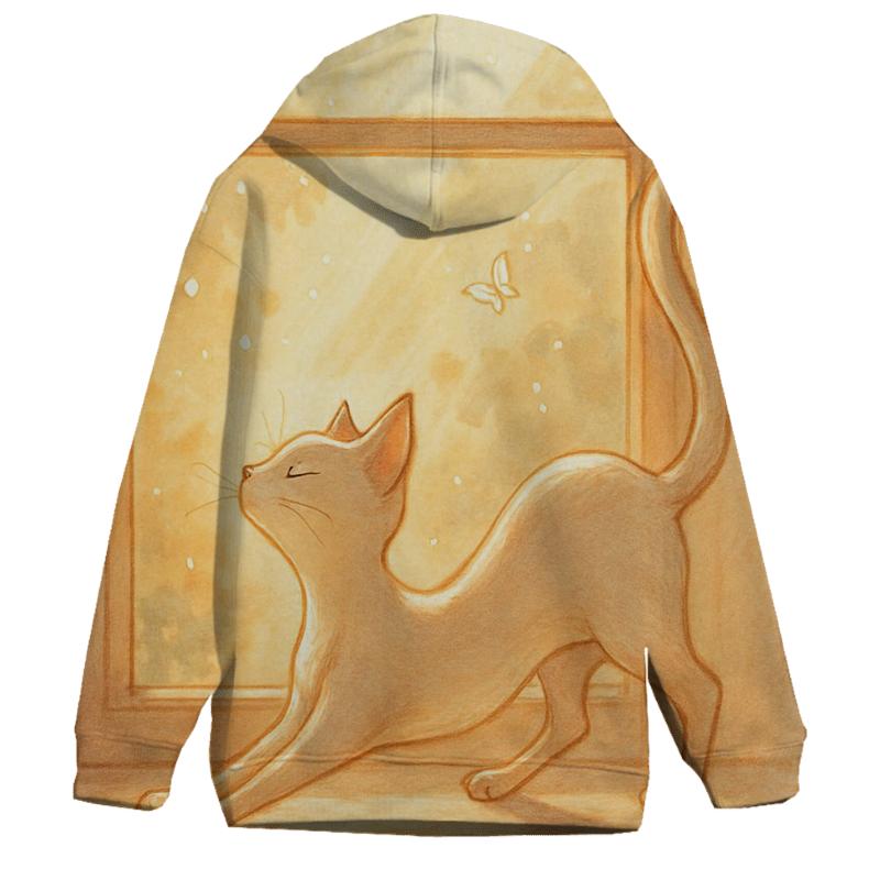 Sunbeam Window Tail embroidered hoodies