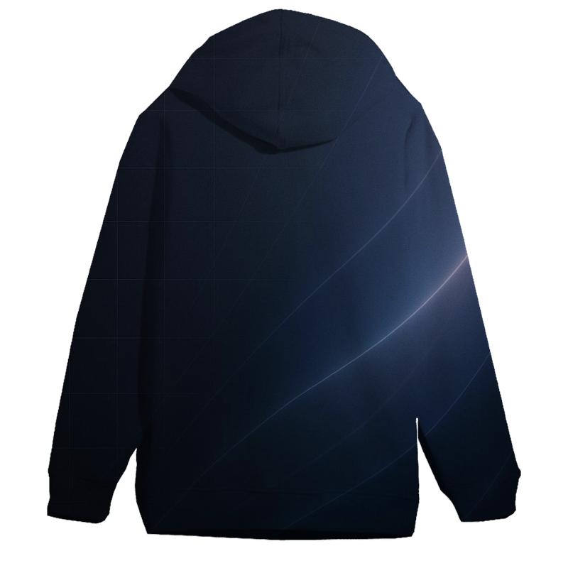 Polar Twilight Grid designer hoodies