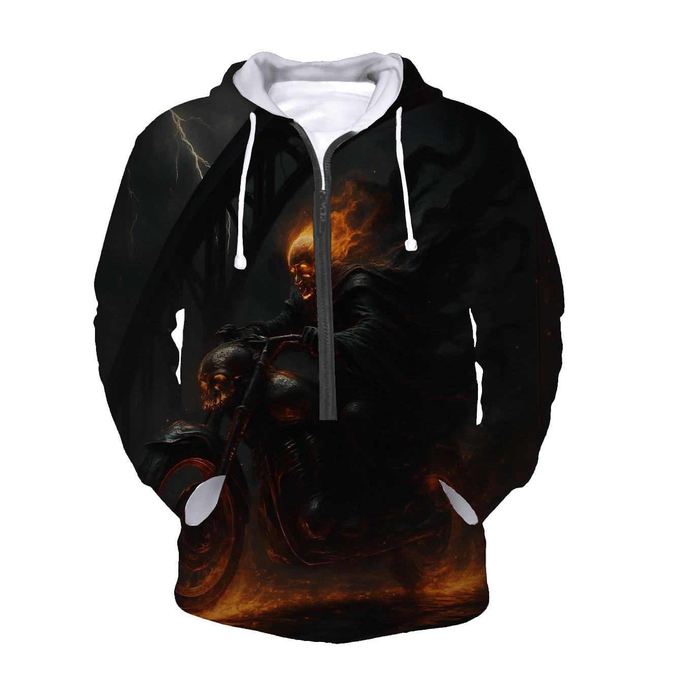 Grim Rider Of The Iron Bridge designer hoodies
