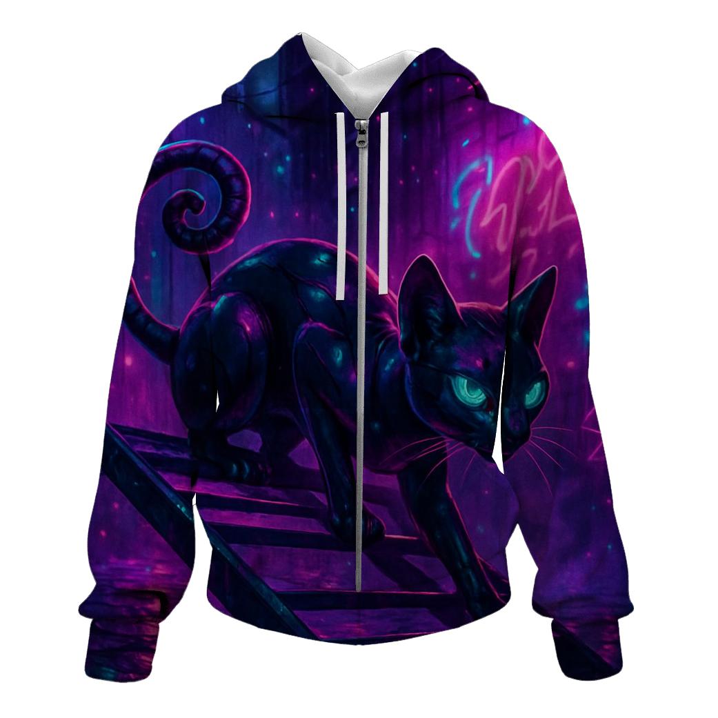 Neon Alley Night Prowler heavyweight hoodies