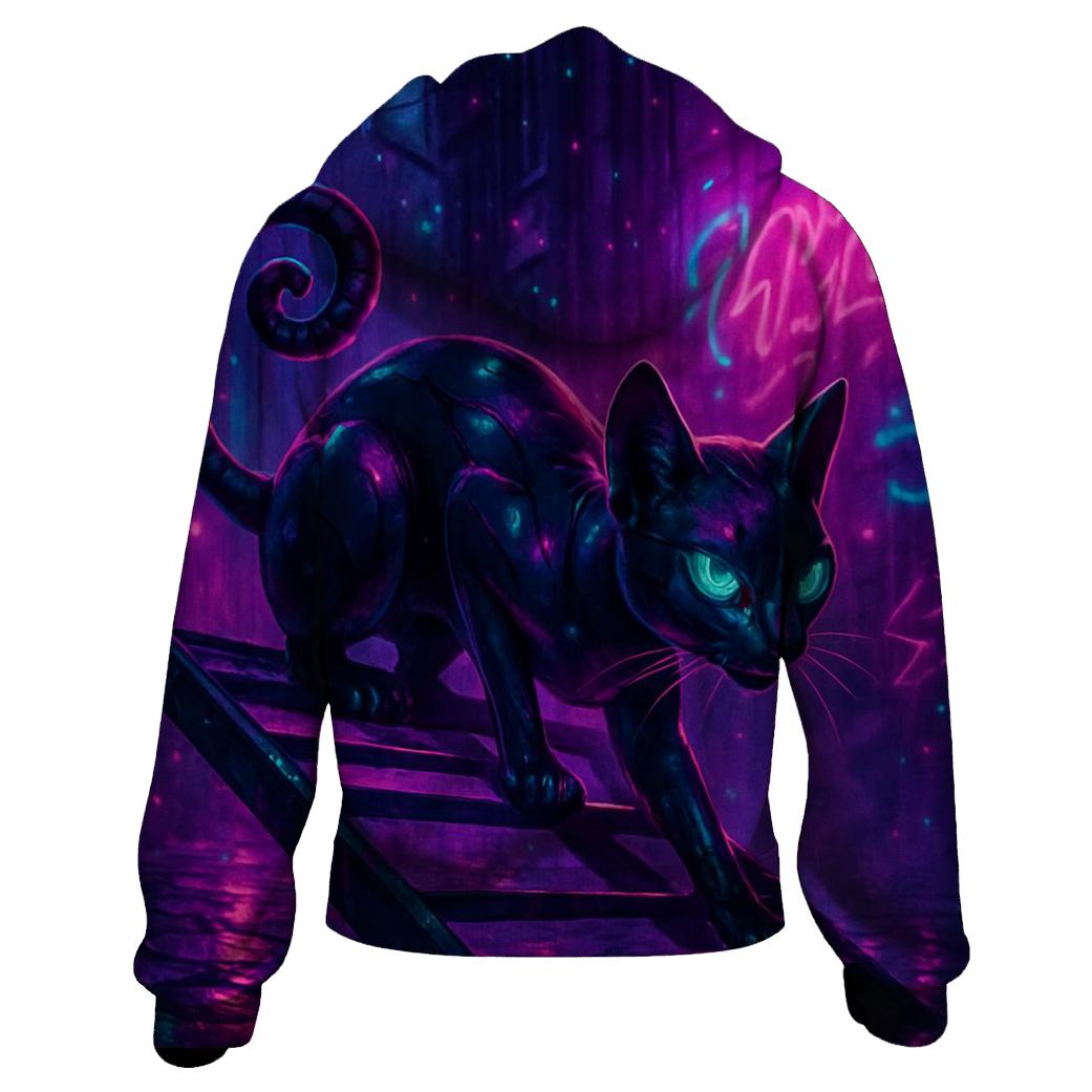 Neon Alley Night Prowler heavyweight hoodies