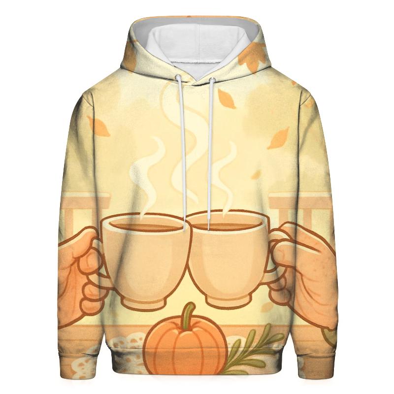 Thankful Tea For Two lightweight hoodies