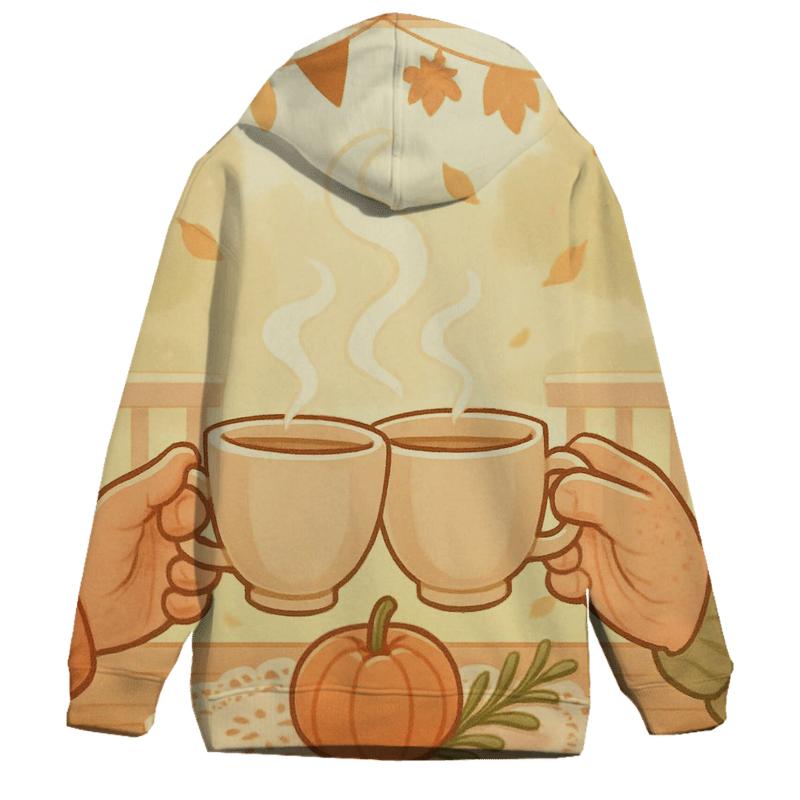 Thankful Tea For Two lightweight hoodies