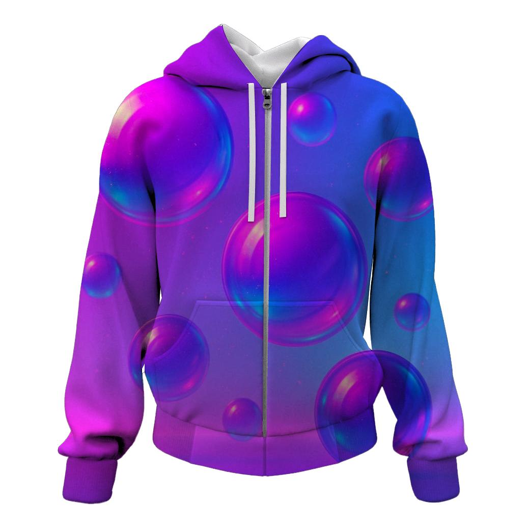 Vapor Neon Spheres pullover hoodies