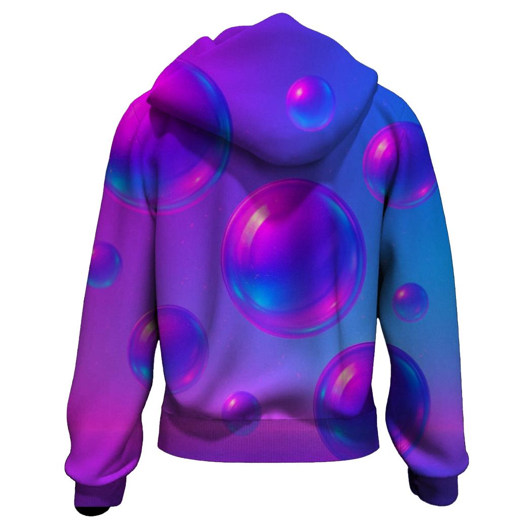 Vapor Neon Spheres pullover hoodies