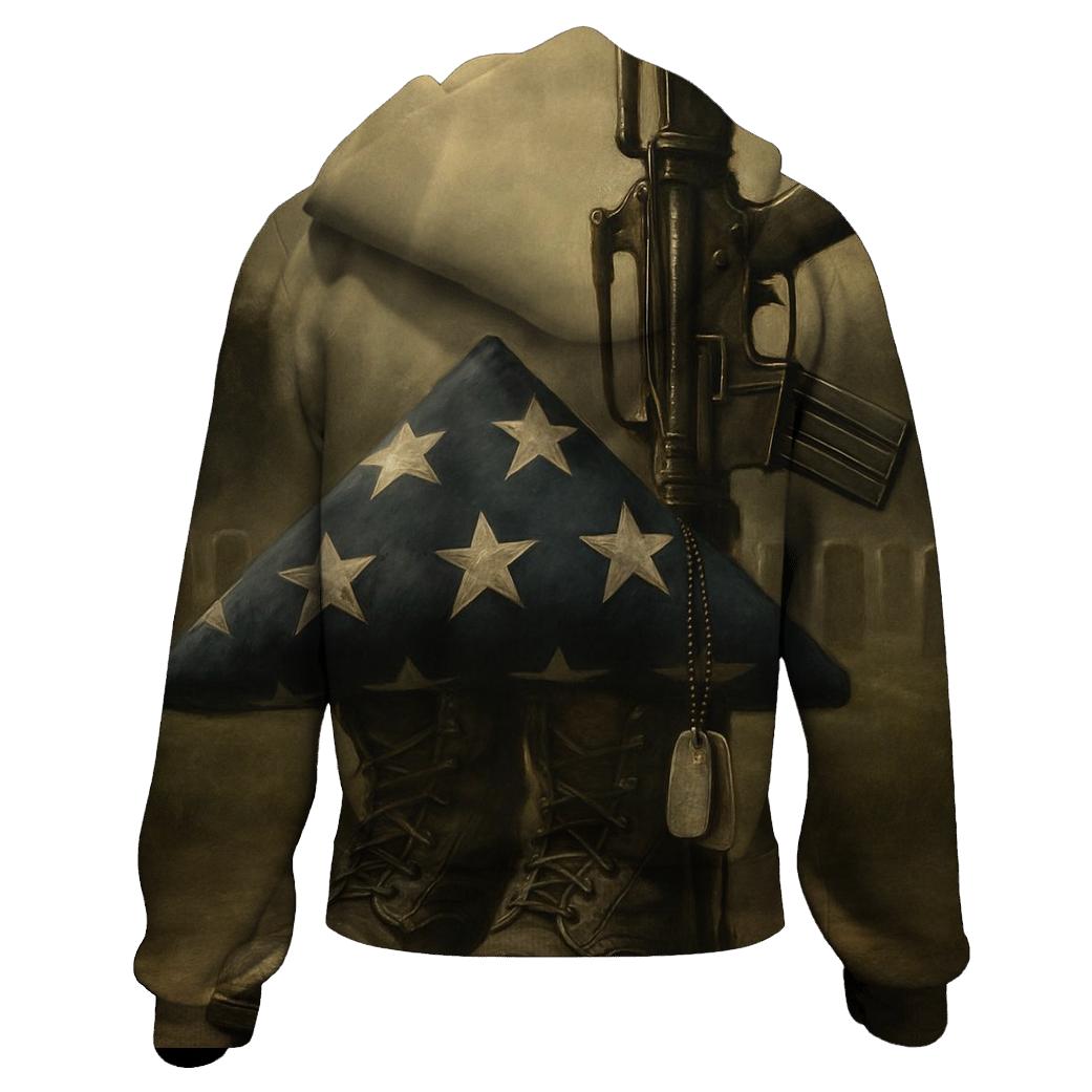 Folded Memory Stillness premium hoodies