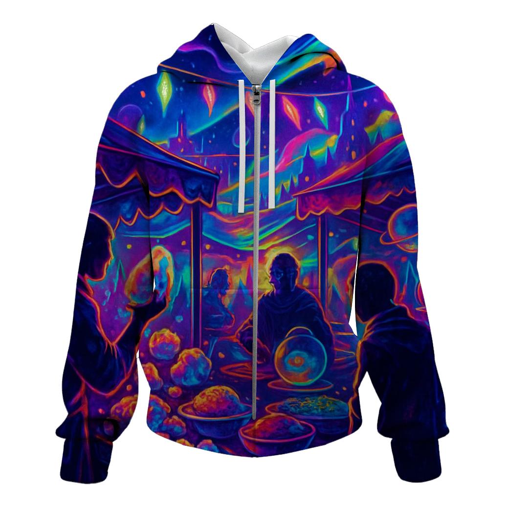 Stardust Market Bazaar printed hoodies
