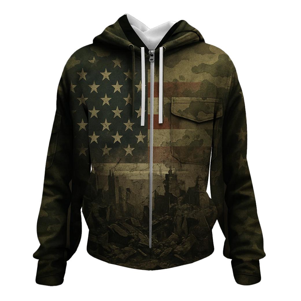 Homefront Camouflage printed hoodies