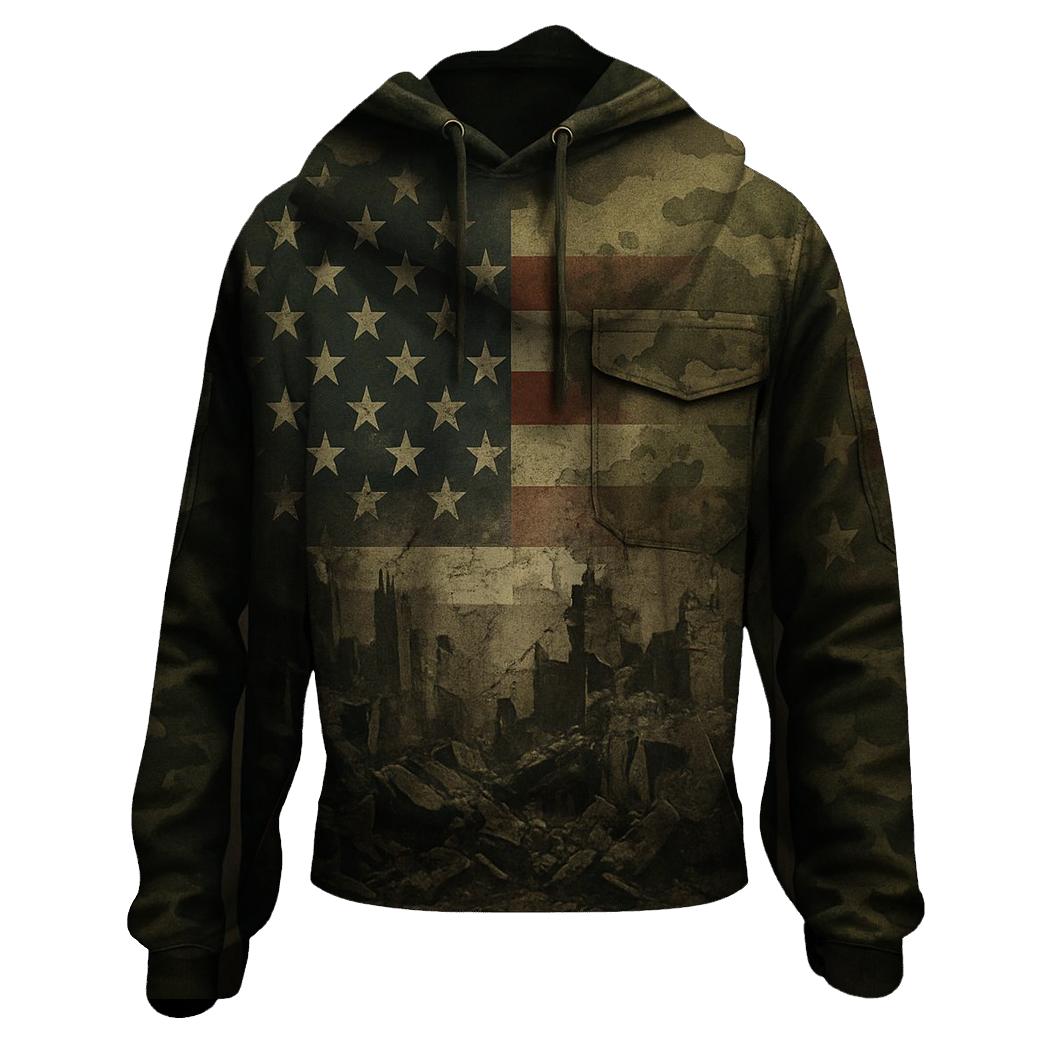 Homefront Camouflage printed hoodies