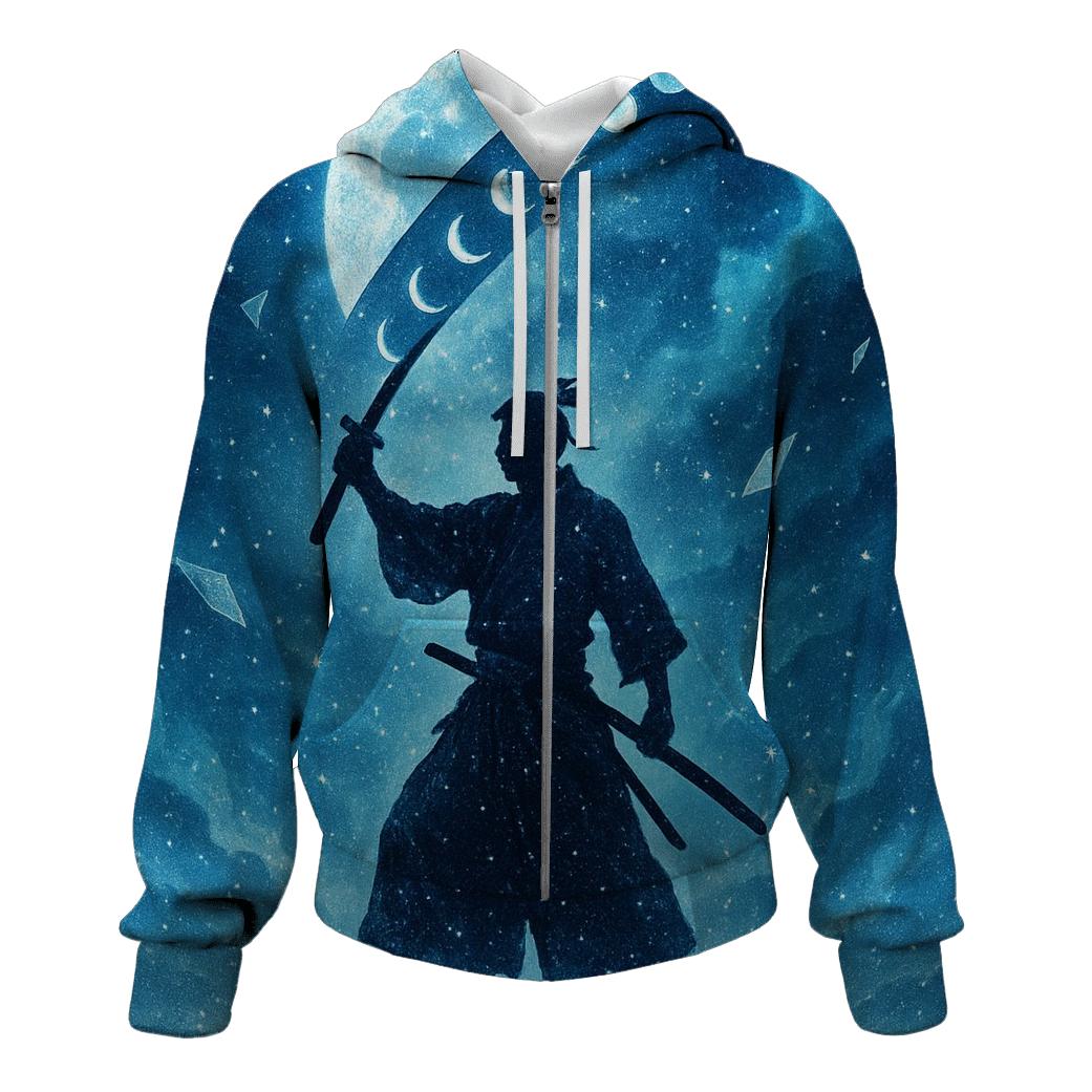 Moonphase Samurai custom hoodies