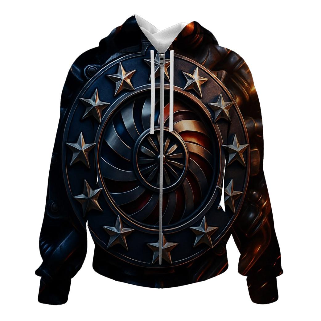 Starfield Engine embroidered hoodies