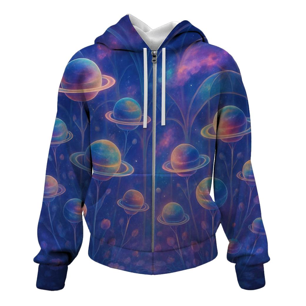 Quantum Garden Of Planets hoodie designs