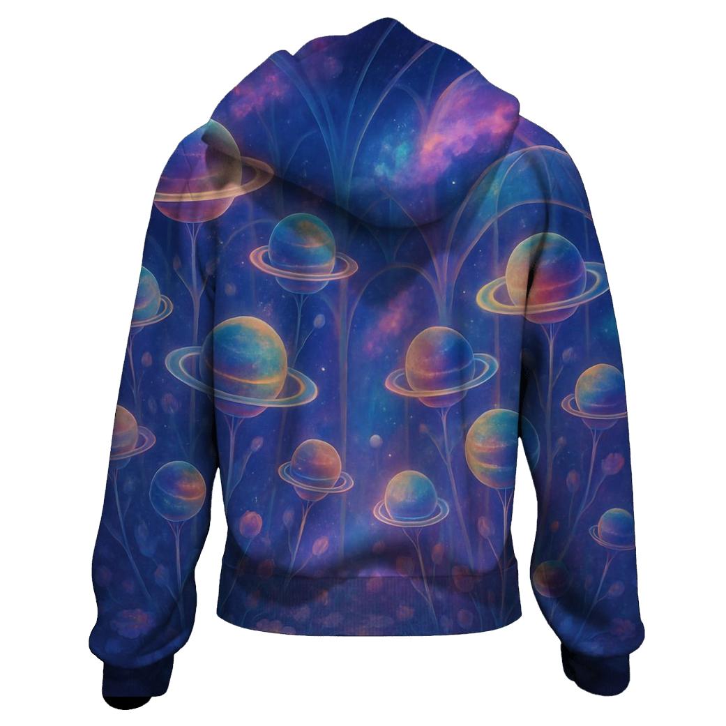 Quantum Garden Of Planets hoodie designs