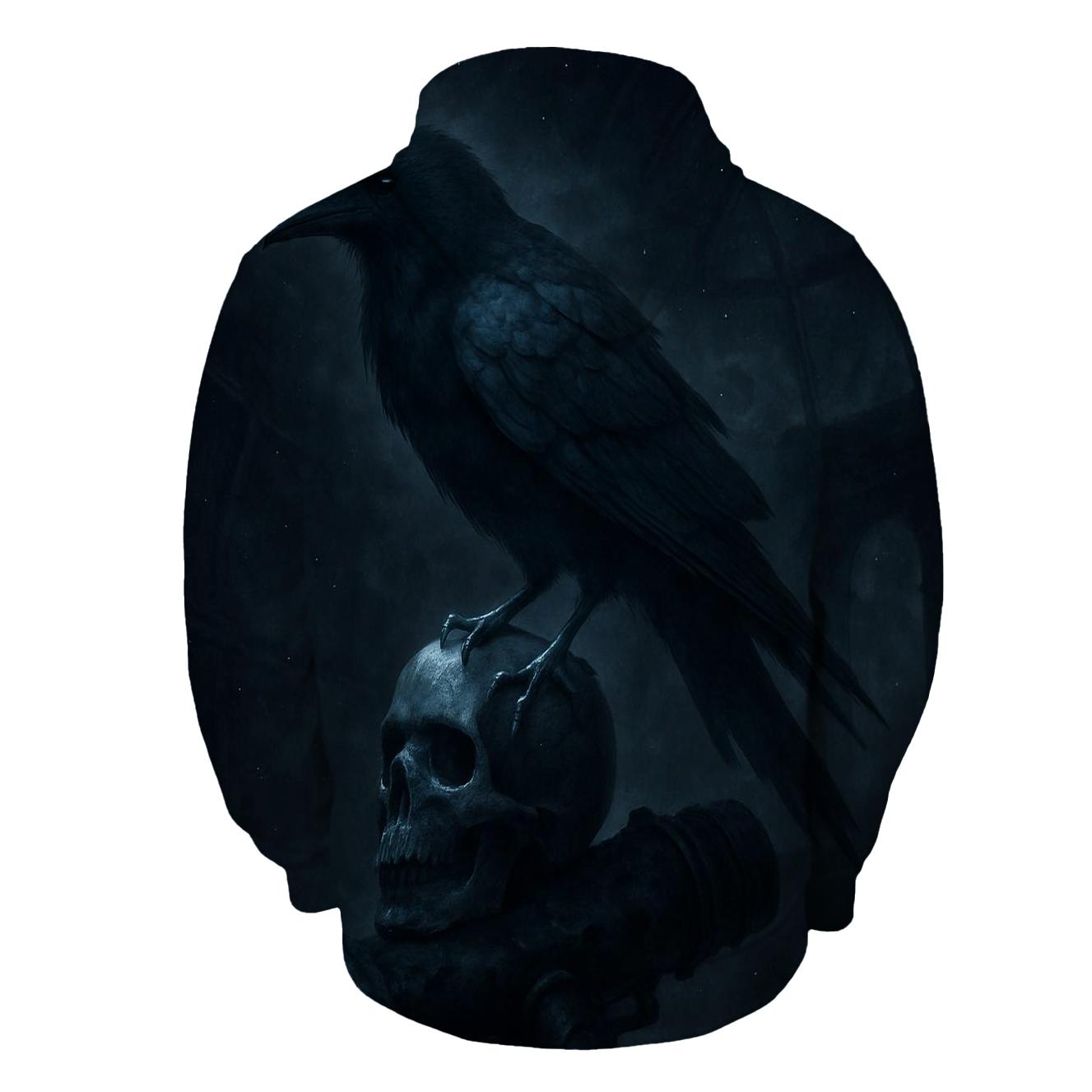 Raven Of The Burnt Observatory embroidered hoodies