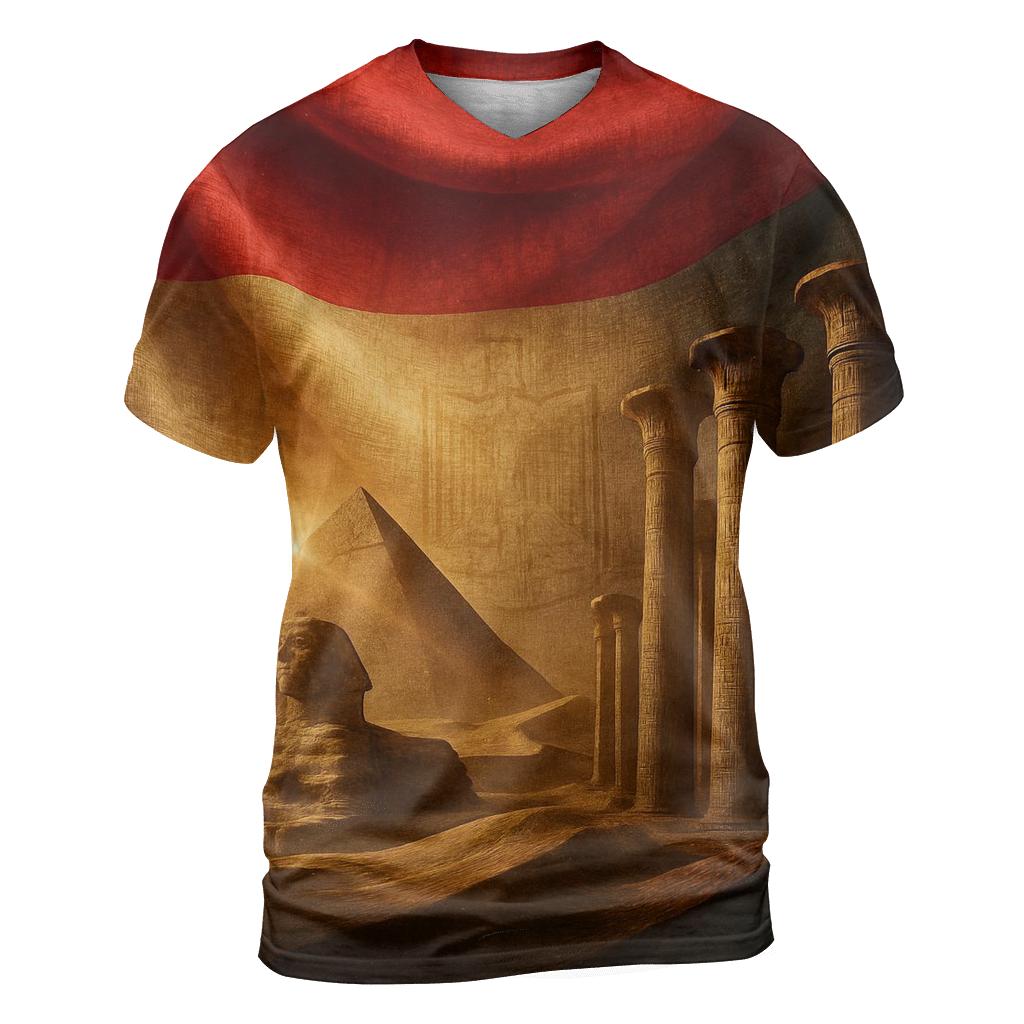Nile Papyrus Montage custom all-over print shirts