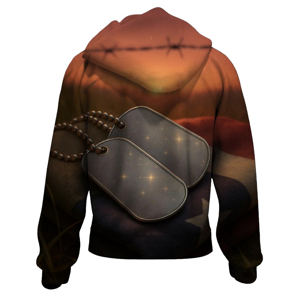Dog Tags At Sundown hoodie styles