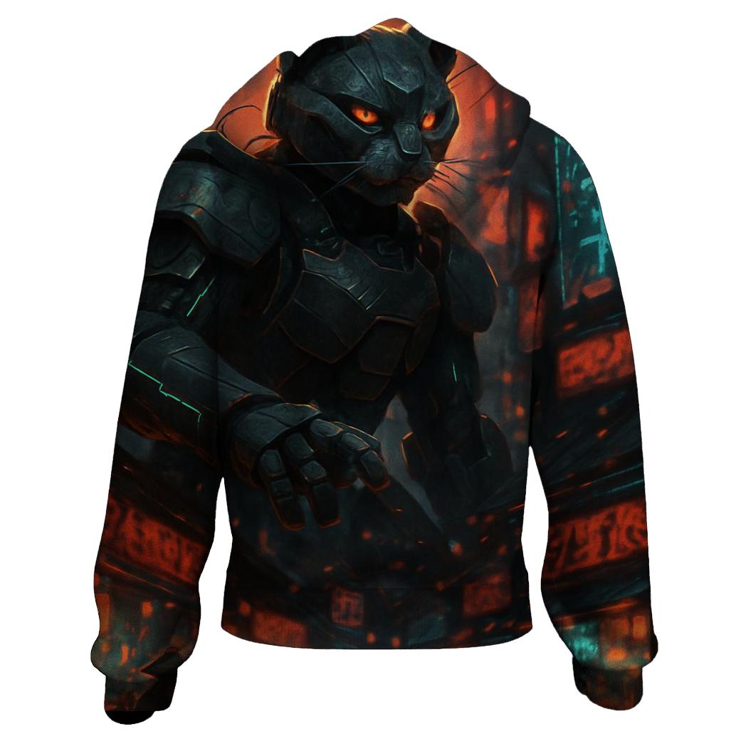 Samurai Mecha Alley Guardian hoodie designs