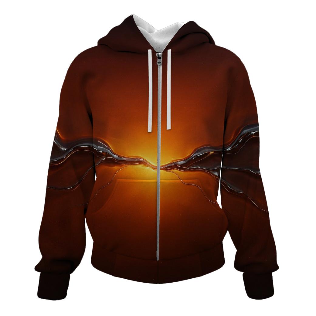 Sunset Gradient Rift printed hoodies