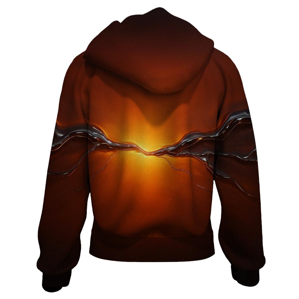 Sunset Gradient Rift printed hoodies