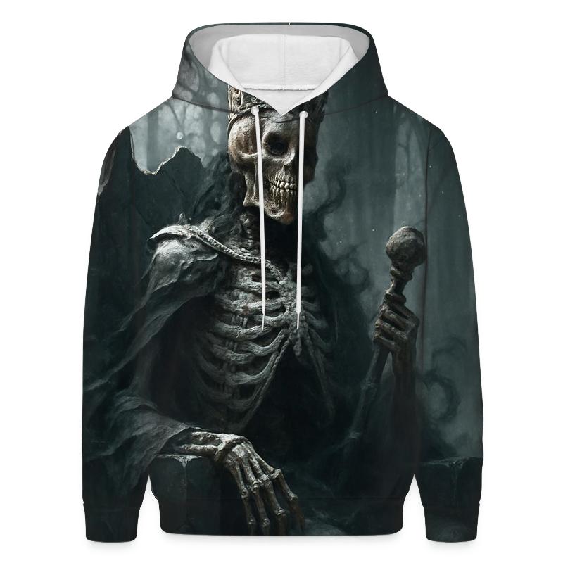 Ashen Throne Of The Skeleton King lightweight hoodies
