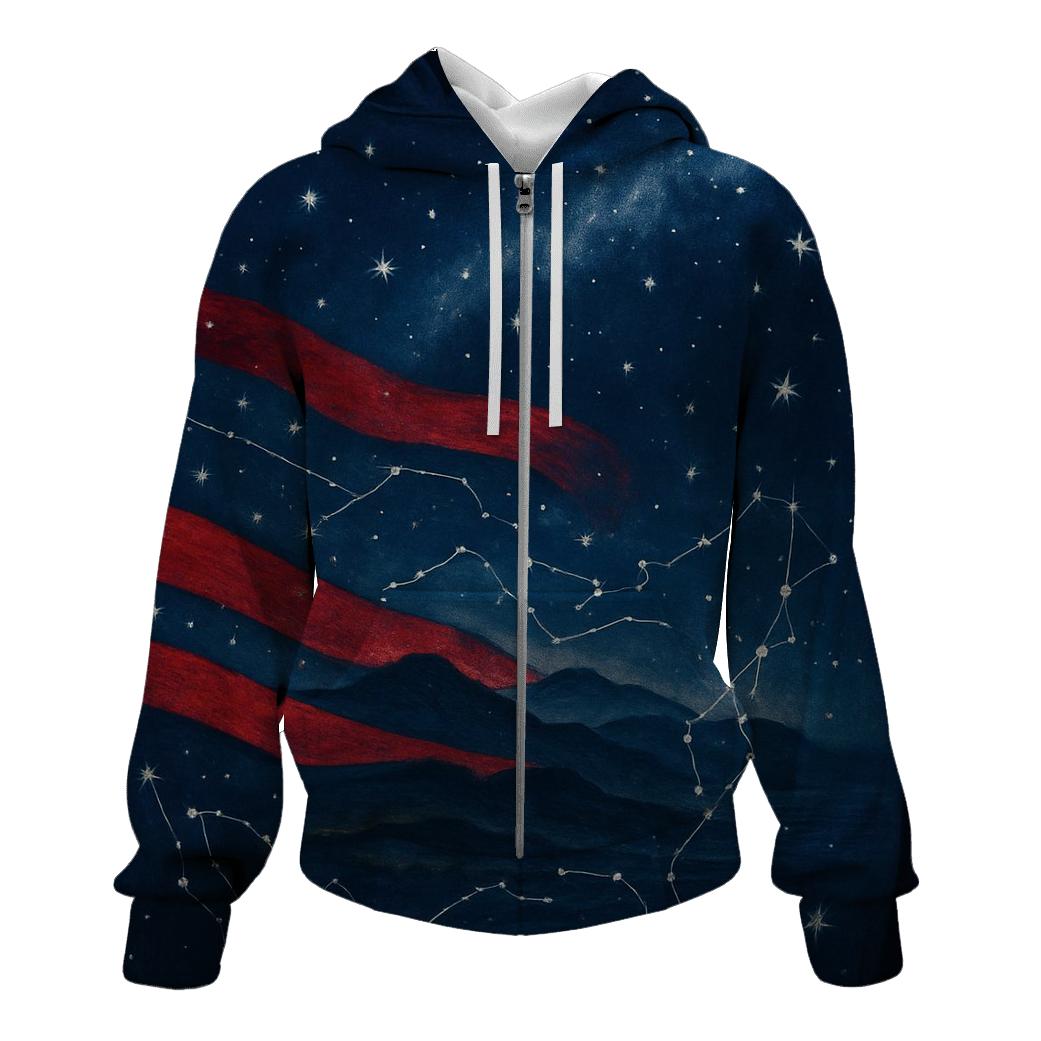 Constellation Trail graphic hoodies