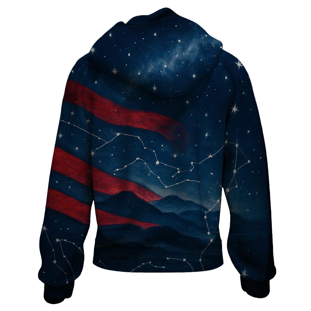 Constellation Trail graphic hoodies