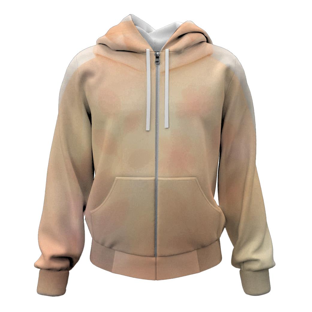 Silent Nebula Garden zip-up hoodies
