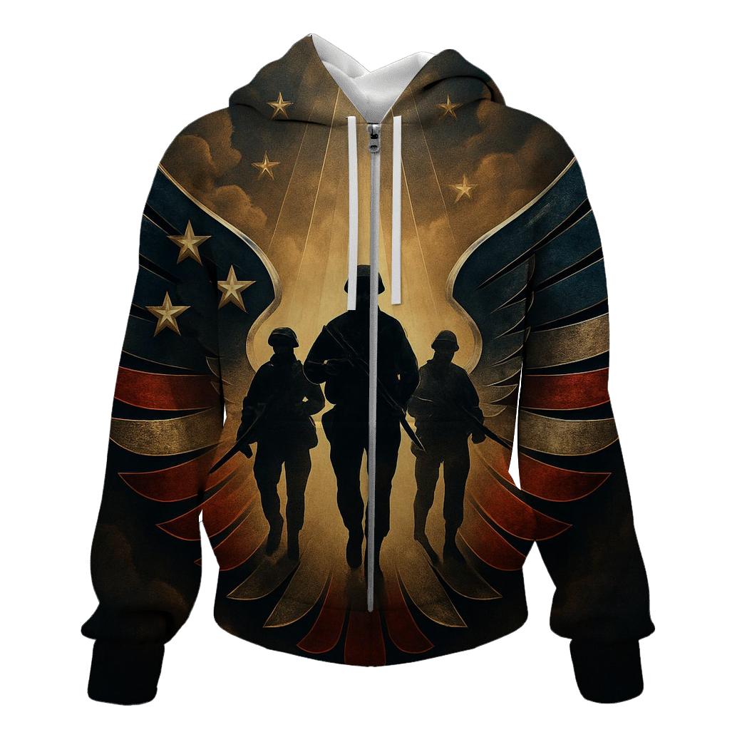 Valor Wings Banner designer hoodies