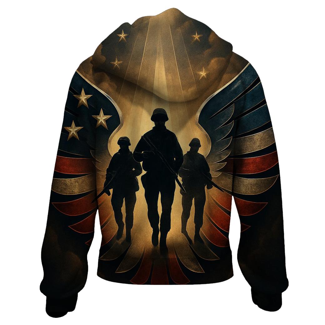 Valor Wings Banner designer hoodies