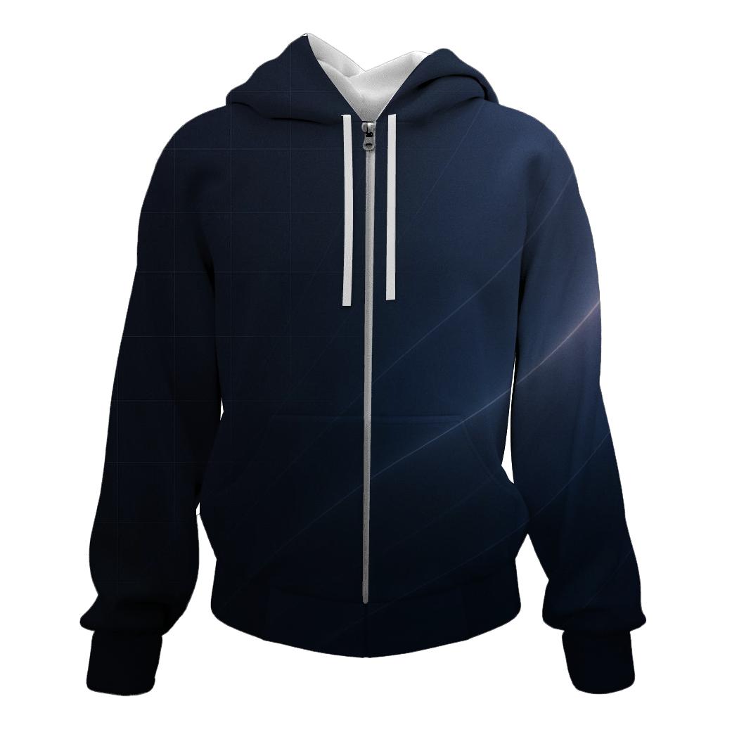 Polar Twilight Grid lightweight hoodies