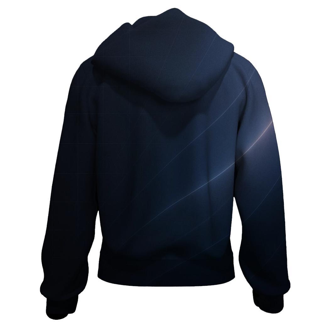 Polar Twilight Grid lightweight hoodies