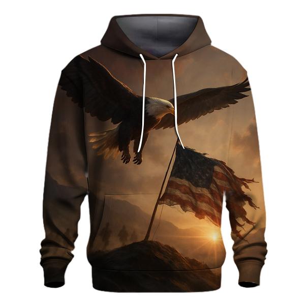Eagle Over Honor Ridge embroidered hoodies